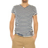 T-Shirt Kaos blue-white